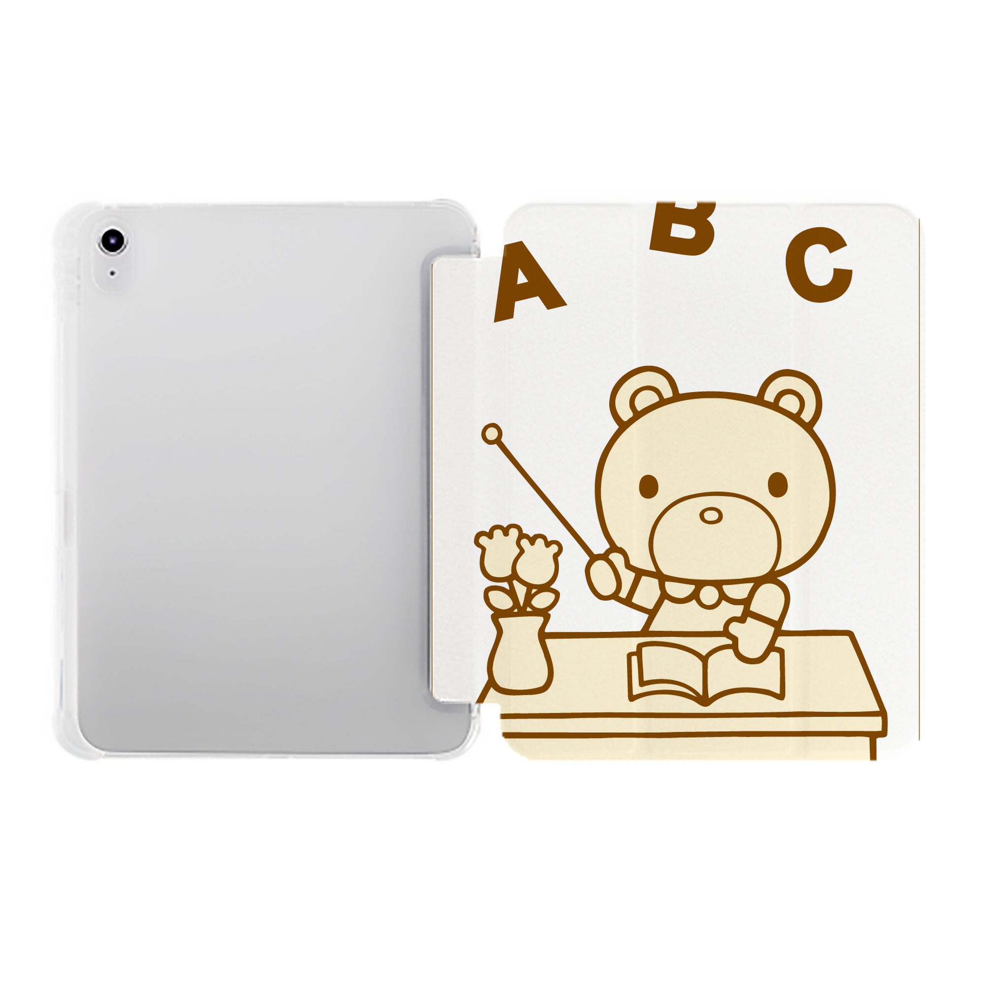 （画像用） Hello Kitty ハローキティ IPad ケース ペン収納付き 三つ折りスタンド PUレザー×シリコン 対応機種9.5/10.5/10.9インチ